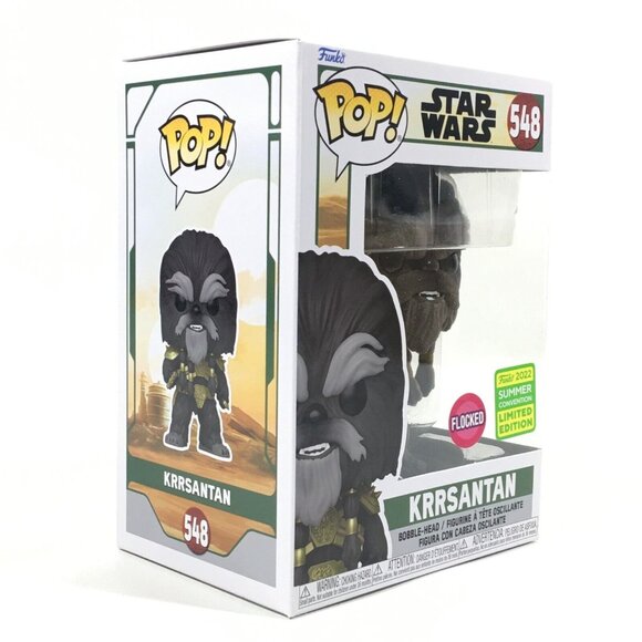 Funko Pop! Star Wars Krrsantan Bobblehead Flocked Figure 548 SDCC 2022 Exclusive - Picture 4 of 6